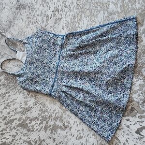 SAGE Collective Athletic Tennis Dress Floral Skort SzM Racerback